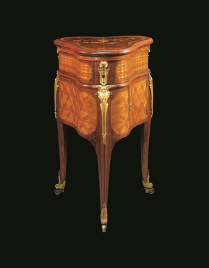 Louis XV Table de Toilette (wood & gilded bronze)