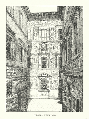 Palazzo Montalvo (litho)