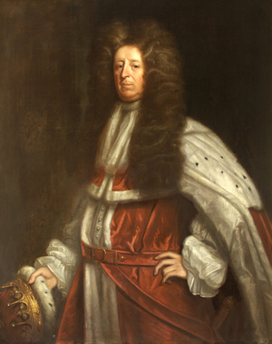 Richard, 2nd Viscount Lumley & 1st Earl of Scarbrough (c.1650 - 1721), in the robes of an Earl