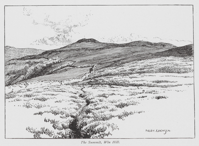 The Summit, Win Hill (litho)