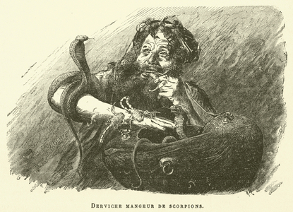 Derviche Mangeur De Scorpions (engraving)