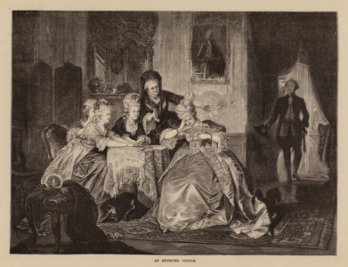 An expected visitor (engraving)