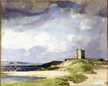 The Watch Tower (oil on canvas)