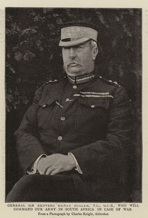 General Sir Redvers Henry Buller, VC, GCB, who will Command our Army in South Africa in case of War (b/w photo)