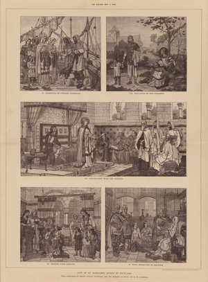 Life of St Margaret, Queen of Scotland (engraving)