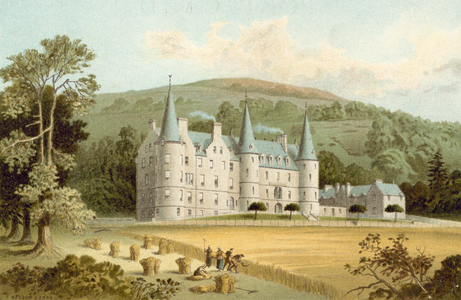 The Trossachs Hotel, Scotland (colour litho)
