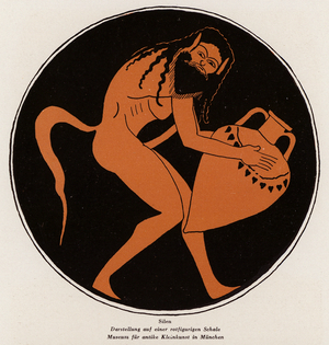 Silenus (colour litho)