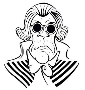 Maximilien Robespierre, 2019 (ink and digital)