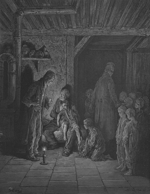 Une Maison De Refuge (engraving)