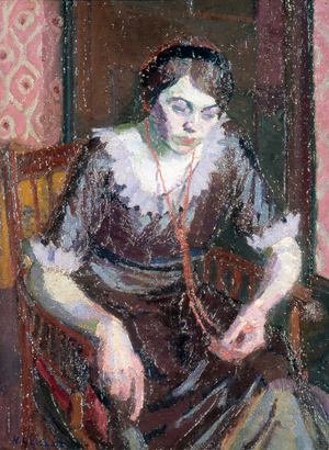 The Coral Necklace, 1914 (oil on canvas)