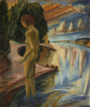 Hay Harvest; Heuernte, 1941 (oil on canvas)