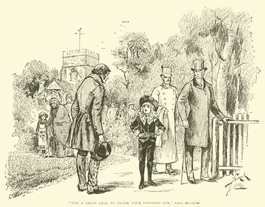 Illustration for Little Lord Fauntleroy (engraving)