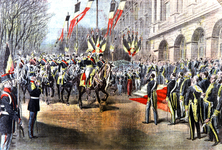 Albert I in Brussels, 1910 (Illustration)