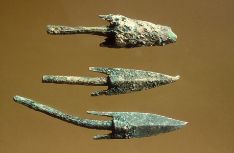 Arrowheads found in the citadel of Jerusalem dating from the Hasmonean revolts (photo)