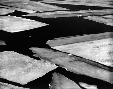Ice and Water, High Sierra, 1958 (silver gelatin print)