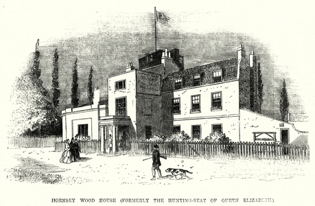 Hornsey Wood House, formerly the Hunting-Seat of Queen Elizabeth (engraving)