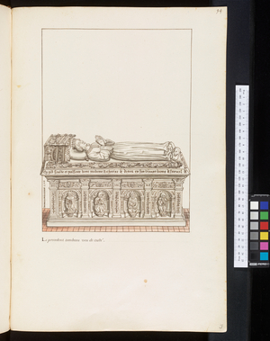 Tombs of the royal princes and princesses of France, c.1700 (drawings)