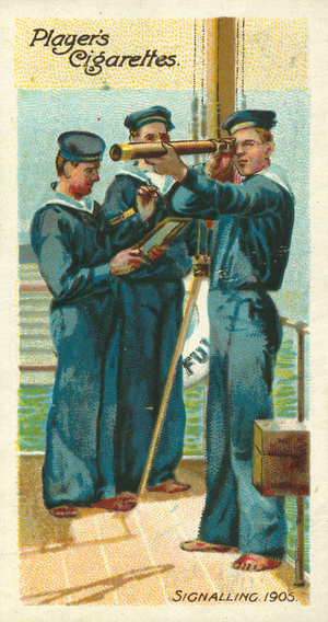 Signalling, 1905 (chromolitho)