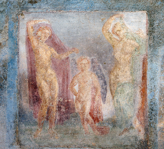Pompeii Archaeological Site, Campania, Italy (fresco)