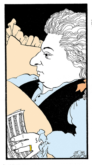 Mozart writing the Requiem whilst lying in his death bed