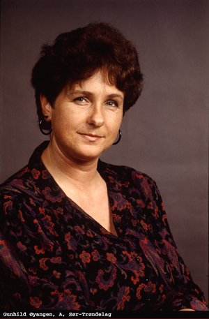 Gunhild Øyangen, Sør-Trøndelag, the Labor Party, the period 1989/1993 …, 1989 (photo)