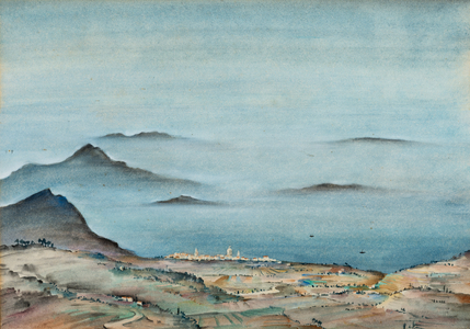 Morning Cloud, Castel Stari, 1932 (w/c)