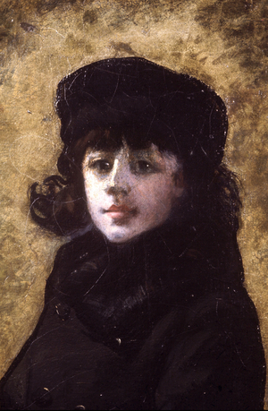 Maurice Ravel, when child, c. 1880-1885 (painting)