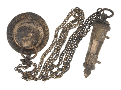 Whistle and chain, Northern Bengal Mounted Rifles, 1889 (silver)