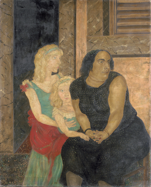 Les trois générations, à Rio de Janeiro, 1932 (oil on canvas)