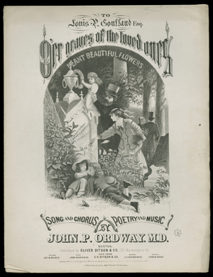 Orr graves of the loved ones, 1868 (print)