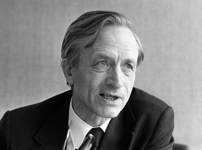 Oslo February 28, 1975. Director General (N.V.E.) Vidkunn Hveding …, 1975 (photo)