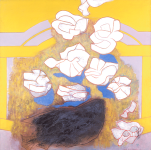 Music of colours, white blossom, 1968 (oil on canvas)
