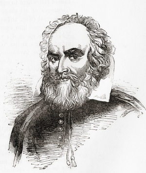 George Chapman, English dramatist, translator, and poet, from Old England: A Pictorial Museum, pub. 1847