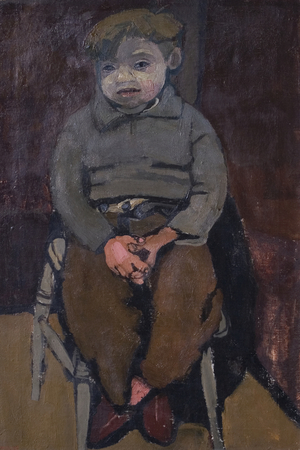 Archie Lafferty, aged 6, c.1953 (oil on canvas)