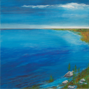 Cattails, 2022 (acrylic on canvas)