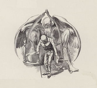 Illustration for The Water-Babies by Charles Kingsley (engraving)