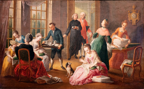 Afternoon Tea, 1778 (oil on canvas)