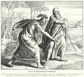 Saul's Dethronement Foretold (engraving)