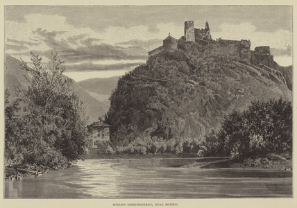 Schloss Sigmundskron, near Botzen (engraving)