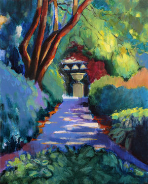 Shaded Path, 2013 (oil on canvas)