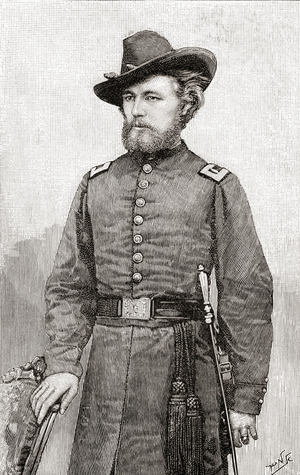 Sir Charles Wyndham, here aged 22, from The Strand Magazine, Vol I January to June, 1891
