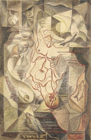 L'homme, 1924 (oil on canvas)