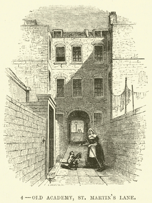 Old Academy, St Martin's Lane (engraving)