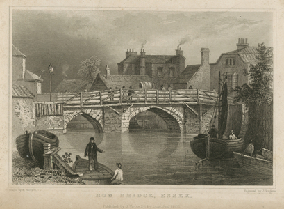 General view of Bow Bridge (engraving)