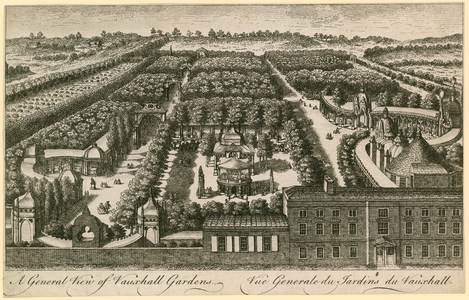 A general view of Vauxhall Gardens, London (engraving)