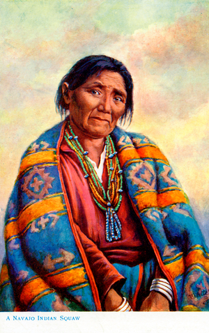 A Navajo Indian Woman