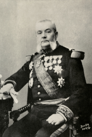 Portrait de l amiral francais Armand Besnard (photo)