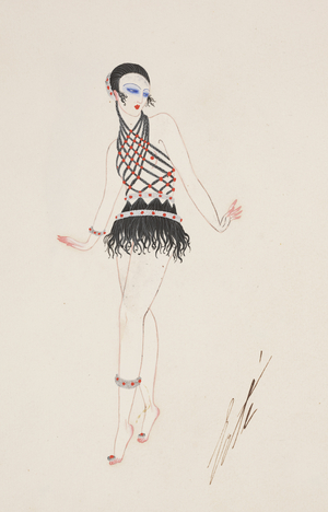 Costume Design (opaque watercolor)