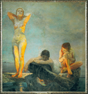 The Blue Hour (oil on canvas)