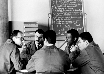 Technique Lesson, 1966 (b/w photo)